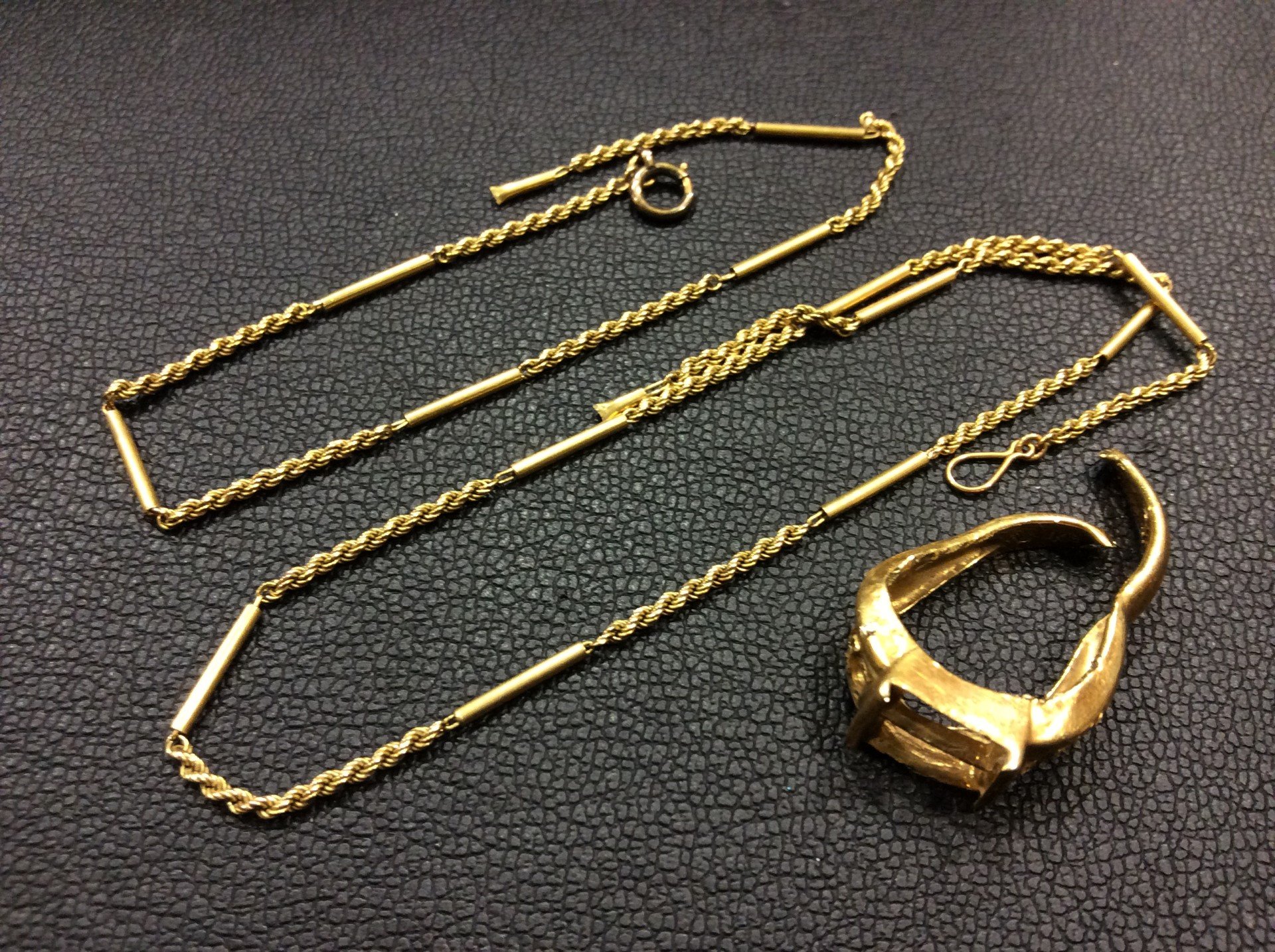 本日 K18 金 1グラム 18,373円 指輪他 7,6g ゴールド買取 千葉県 流山市