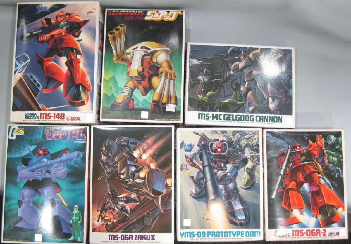 未組立 機動戦士ガンダム 1/144 プラモデル 7点 ガンプラ買取 千葉県 流山市